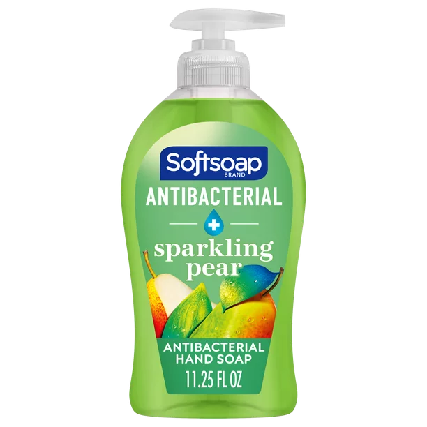 Buy Online Softsoap Antibacterial Liquid Hand Soap, Sparkling Pear, 11.